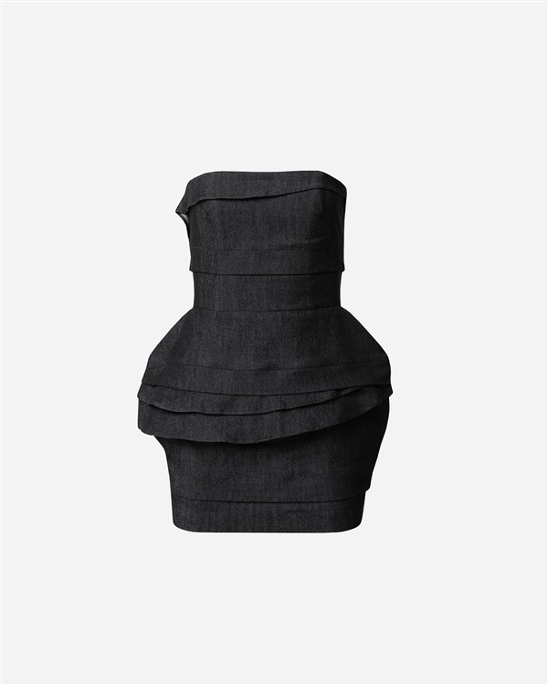 VK DENIM MINI DRESS